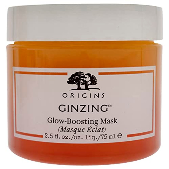 Origins Ginzing Glow-Boosting Face Mask Visibly Brightens Skin Now & Over Time With Vitamin C & Caffeine From Coffee Beans 2.5 Fl Oz