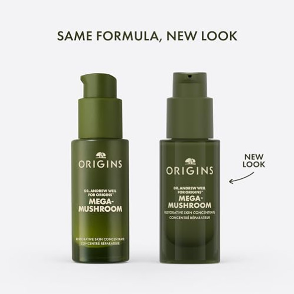 Origins Mega-Mushroom Restorative Skin Concentrate Serum Visibly Reduces Redness & Strengthens Skin'S Barrier With Reishi Mushroom 1 Fl Oz