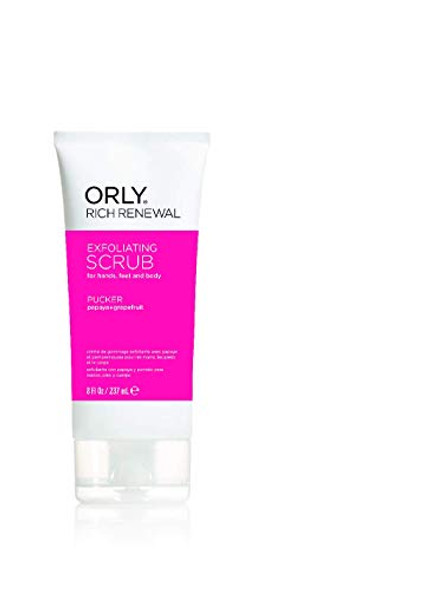 Orly Rich Real Exfoliating Scrub Pucker 8 Ounce