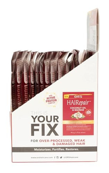 Ors Hairepair Deep Conditioning And Restoring Treatment Masque Travel Packet 1.75 Ounce (Pack Of 12) Ors Hairepair Deep Conditioning And Restoring Treatment Masque Travel Packet 1.75 Ounce (Pack Of 12)