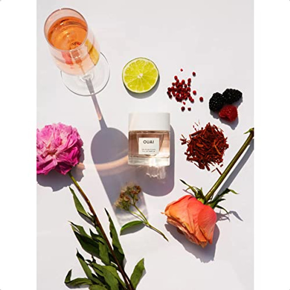 Ouai Melrose Place Eau De Parfum Set - Elegant Womens Perfume For Everyday Wear - Fresh Floral Scent Notes Of Champagne Bergamot & Rose With Hints Of Cedarwood & Lychee (2 Count 0.34 Oz/1.7 Oz)