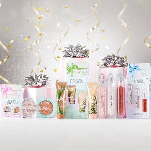 Physicians Formula Mistletoe Ready Trio - Holiday Hydrating Lip Plumper Set With Glossy Finish Nourishing Infused Ingredients For Fuller Lips Cruelty & Vegan Physicians Formula Mistletoe Ready Trio - Holiday Hydrating Lip Plumper Set With Glossy Finish Nourishing Infused Ingredients For Fuller Lips Cruelty & Vegan