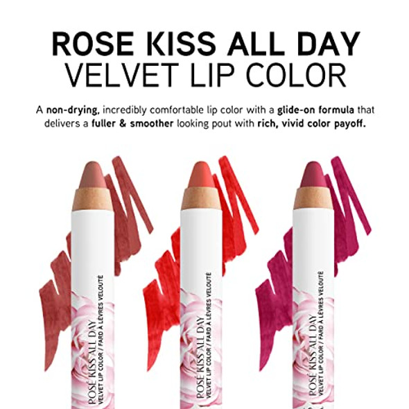 Physicians Formula Rosé Kiss All Day Velvet Lip Color Pillow Talk Dermatologist Tested Clinicially Tested (Pack Of 3) Physicians Formula Rosé Kiss All Day Velvet Lip Color Pillow Talk Dermatologist Tested Clinicially Tested (Pack Of 3)