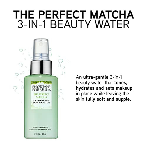 Physicians Formula The Perfect Matcha 3-In-1 Beauty Water Toner & Setting Spray Dermatologist Tested Clinicially Tested