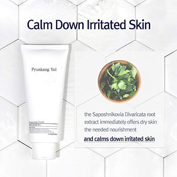 Pky Cleansing Foam & Cleansing Water/Korean Facial Wash For All Skin Types/Foam(5.1 Fl. Oz. 150Ml) & Cleansing Water((9.8 Fl. Oz 290Ml)