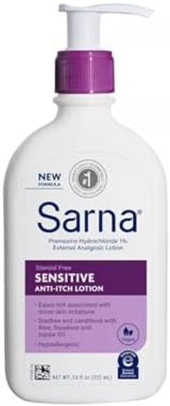 Sarna Sensitive Anti-Itch Lotion 7.5 Fl. Oz. (Pack Of 5)