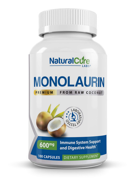 Palmara Health Premium Monolaurin – 600mg 100 Capsules