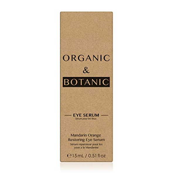 Dr Botanicals Organic & Botanic Mandarin Orange Restorative Eye Serum 30Ml. Premium Vegan Skincare For All Skin Types. Made In The Uk.
