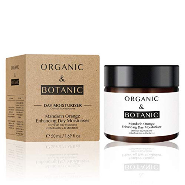 Dr Botanicals Organic & Botanic Vegan Mandarin Orange Enhancing Hydrating Day Face Moisturizer 50Ml For Dry And Sensitive Skin. Premium Vegan Skincare For All Skin Types. Made In The Uk.