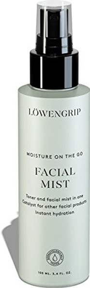 Löwengrip Gentle Faical Toner Multi-Beneficial Facial Mist. Radiant Soft Skin Make-Up Fixing Spray Fine Lines Glow. Sweden’S Fastest Growing Beauty Brand. All Ages Skin Types + Sensitive Skin.