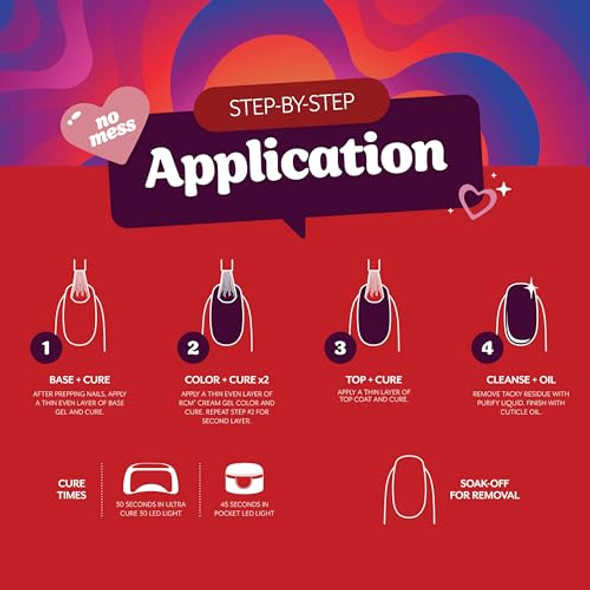 Rc Red Carpet Manicure Cream Gel – Solid Soak-Off Professional Gel Polish For Salon Quality Manicure With Brush Led Cure Long-Lasting High Shine Easy Application (Midnight Berries Palette) Rc Red Carpet Manicure Cream Gel – Solid Soak-Off Professional Gel Polish For Salon Quality Manicure With Brush Led Cure Long-Lasting High Shine Easy Application (Midnight Berries Palette)