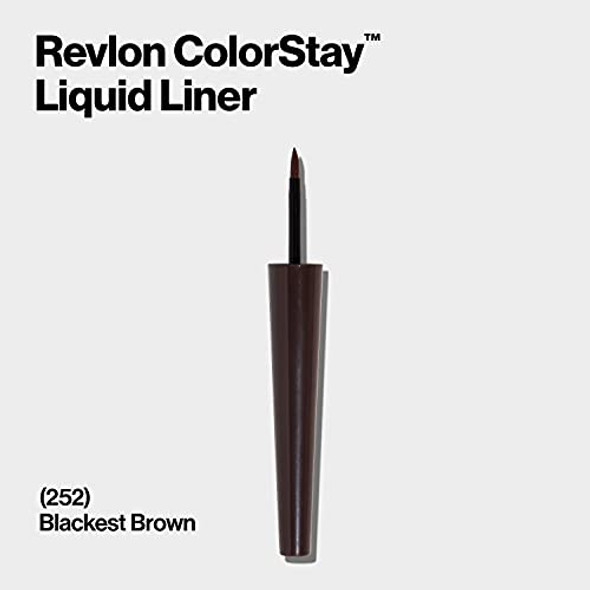 Revlon Liquid Eyeliner Colorstay Eye Makeup Smudgeproof Longwearing With Ultra-Fine Tip 251 Blackest Black (Pack Of 2) Revlon Liquid Eyeliner Colorstay Eye Makeup Smudgeproof Longwearing With Ultra-Fine Tip 251 Blackest Black (Pack Of 2)