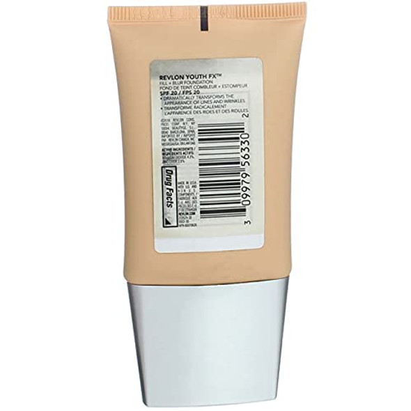 Revlon Youth Fx Fill + Blur Foundation Nude 1 Fluid Ounce