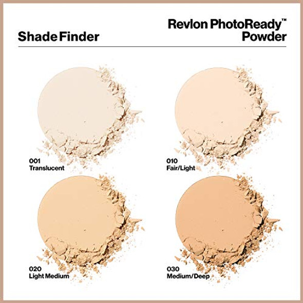 Revlon Photoready Blurring Face Powder Makeup Longwear Medium-Full Coverage With Flawless Finish Shine & Oil- 001 Translucent 0.25 Oz Revlon Photoready Blurring Face Powder Makeup Longwear Medium-Full Coverage With Flawless Finish Shine & Oil- 001 Translucent 0.25 Oz