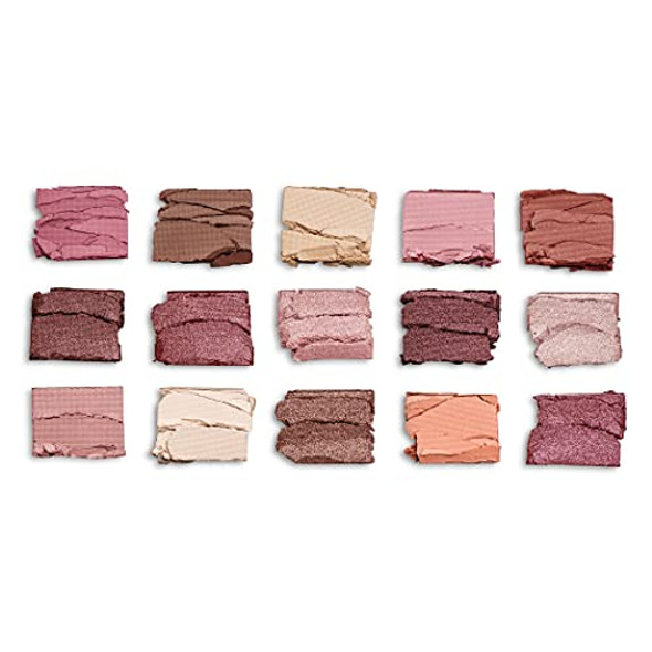 Revolution Beauty London Revolution Reloaded Eyeshadow Palette Includes 15 Highly Pigmented Shades Matte & Shimmer Finishes Long Wearing Provocative 15 X 0.03 Oz.