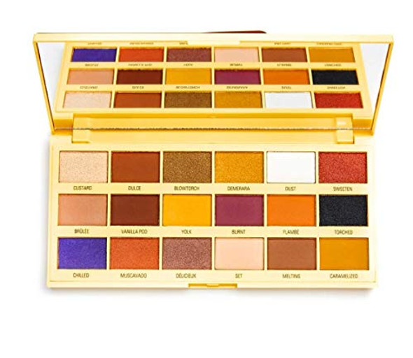Revolution Beauty London I Heart Revolution Chocolate Eyeshadow Palette Creme Brulee 18 Shades 18G