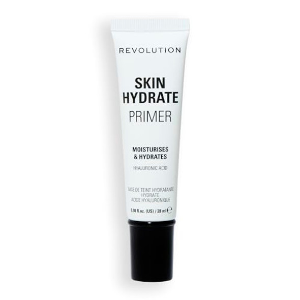 Revolution Beauty London Revolution Hydrate Primer Hydrating Water-Based Face Primer Lightweight With Vitamin E & Hyaluronate Acid Vegan & Cruelty- 0.98 Fl Oz
