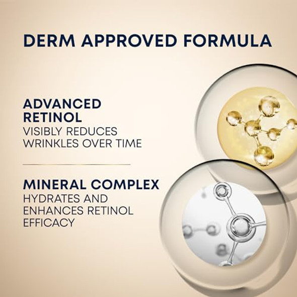 Roc Retinol Correxion Deep Wrinkle Retinol Face Serum With Ascorbic Acid Daily Anti-Aging Skin Care Treatment For Fine Lines Dark Spots Acne Scars 1 Ounce (Packaging May Vary)