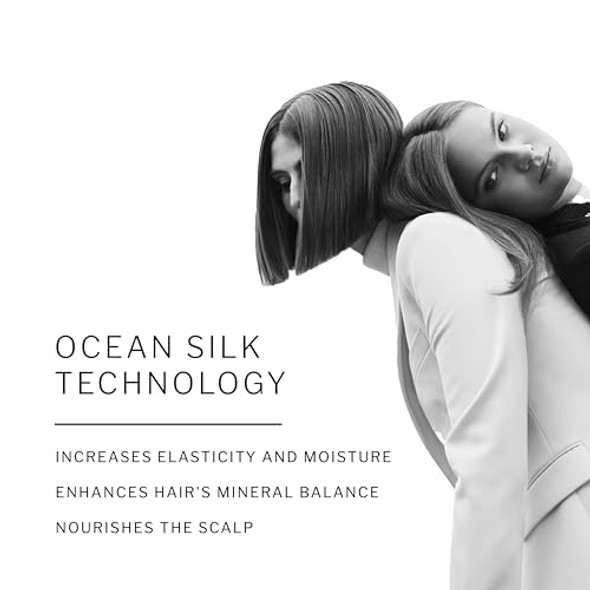 Sachajuan Moisturizing Shampoo And Conditioner Set Ocean Silk Technology & Argan Oil For Optimal Moisture Repair Damage & Control Frizz Set Of 2 (33.5 Oz)
