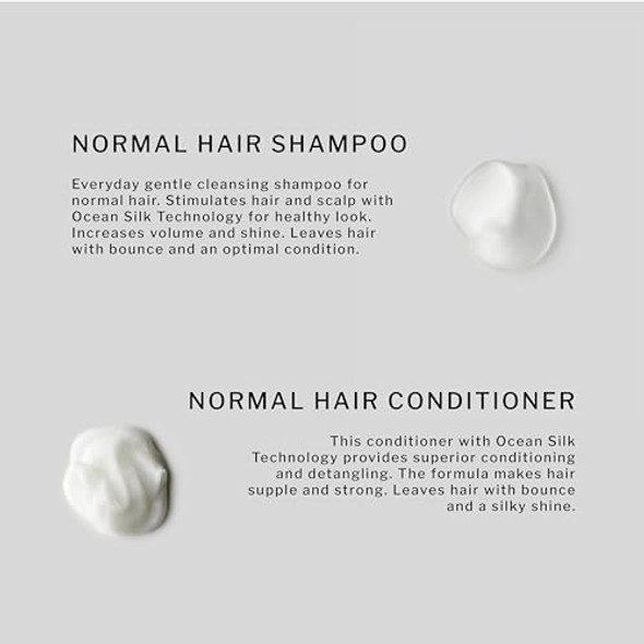 Sachajuan Normal Hair Shampoo & Conditioner Set Gentle Cleansing For Everyday Use Adds Volume & Body 8.45 Oz (Set Of 2)
