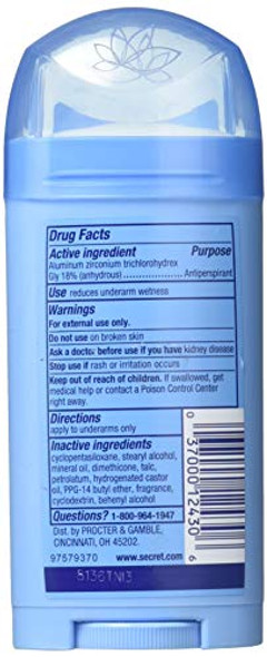 Secret U-Bb-1790 Spring Breeze Invisible Solid Antiperspirant & Deodorant - 2.6 Oz - Deodorant Stick By Secret