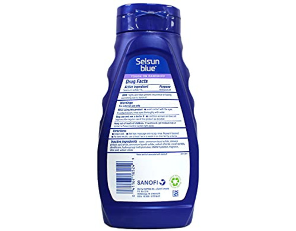 Selsun Blue Shampoo Naturals Dandruff 2-In-1 Strength 11 Ounce (325Ml) (6 Pack)