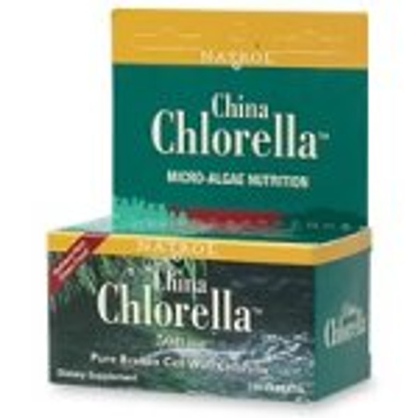 Natrol China Chlorella 500mg, 120 Tablets (Pack of 2)