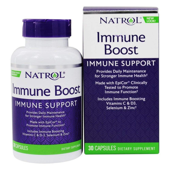 Natrol Immune Boost Capsule - 30 per Pack - 2 Packs per case.