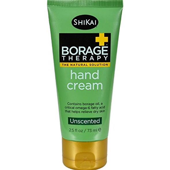 Shikai Borage Therapy Hand Cream Unscented - 2.5 Fl Oz (Pack Of 2)