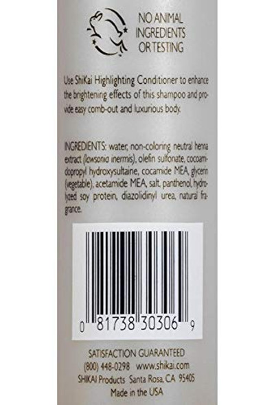Shikai Shampoo Hghlghtng Henna Gold