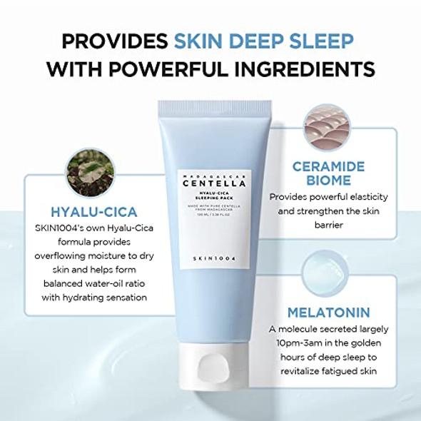Skin1004 Hyalu-Cica Sleeping Pack 3.38 Fl.Oz 100Ml Melatonin Hyaluronic Acid Centella Asiatica Extract Moist And Revitalization Multi Care Solutions Skin1004 Hyalu-Cica Sleeping Pack 3.38 Fl.Oz 100Ml Melatonin Hyaluronic Acid Centella Asiatica Extract Moist And Revitalization Multi Care Solutions