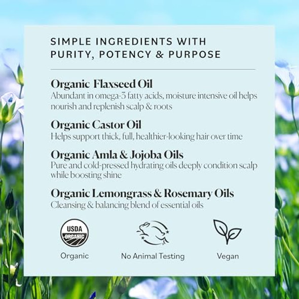 Sky Organics Essential Scalp Elixir For Hair Usda Organic To Hydrate Soothe & Nourish Scalp 6 Fl. Oz