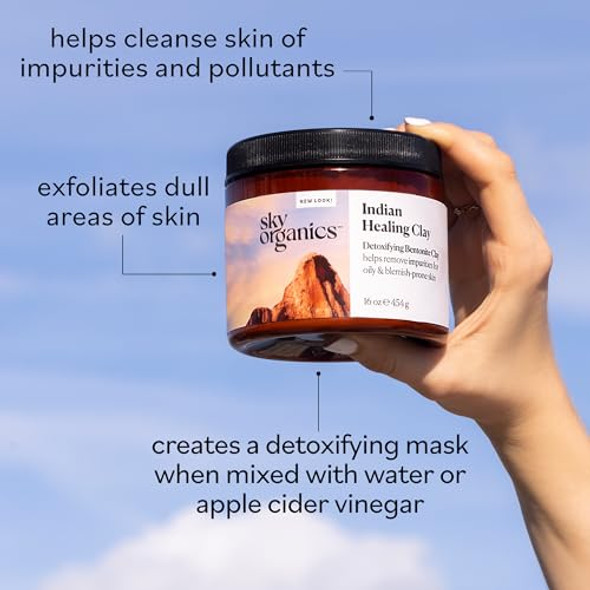 Sky Organics Indian Healing Clay & Almond Oil