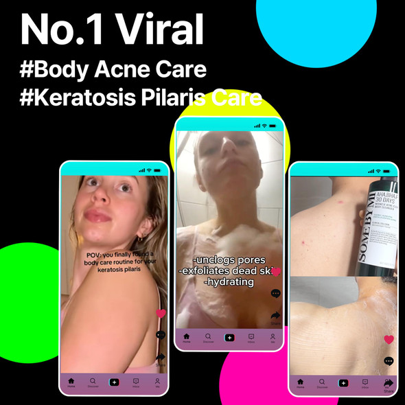 Some By Mi Aha Bha Pha 30 Days Miracle Acne Clear Body Cleanser - 13.5Oz 400Ml - Daily Exfoliating Tea Tree Acne Body Wash With Salicylic Acid - Deep Cleanses Sebum And Impurities - Korean Skin Care