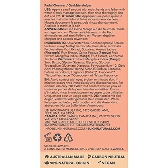 Sukin Brightening Radiance Gel Cleanser 4.23 Ounce