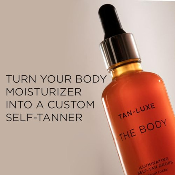 Tan-Luxe The Body - Illuminating Self-Tan Drops 50Ml - Cruelty & Toxin - Medium/Dark