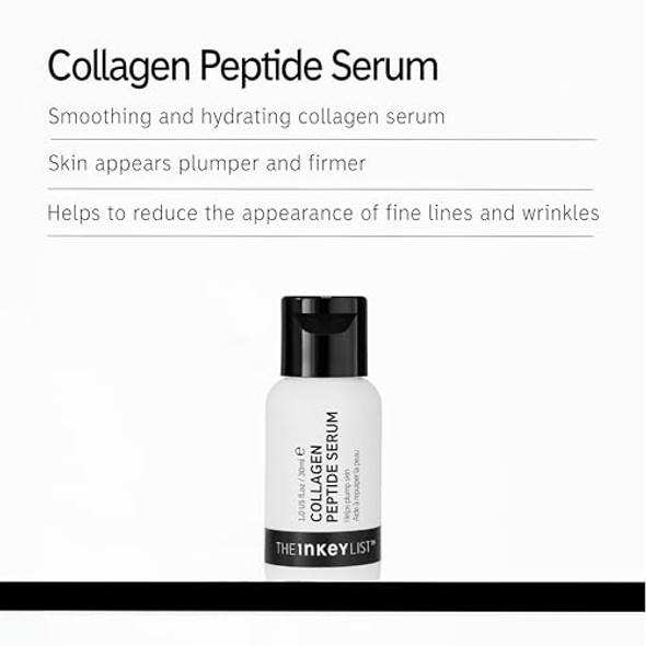 The Inkey List Collagen Peptide Serum Face Serum To Help Reduce Appearance Of Fine Lines And Wrinkles For Firmer-Looking Skin For All Skin Types 1.01 Fl Oz