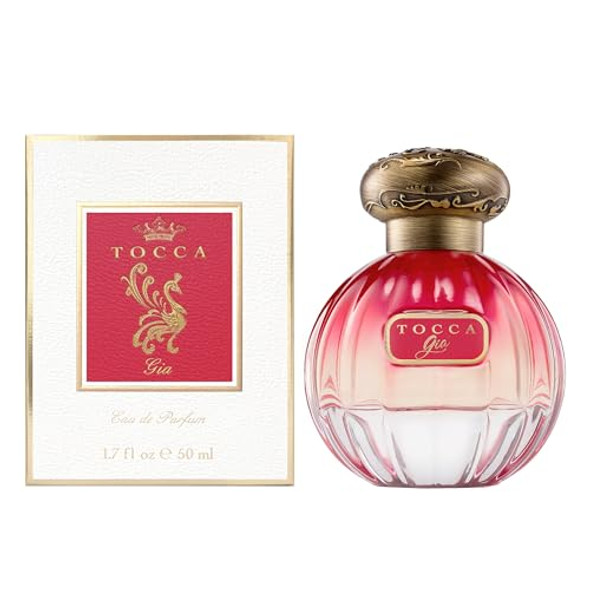 Tocca Women'S Perfume Gia Fragrance 1.7Oz (50 Ml) - Warm Floral Pink Peppercorn Tangerine Turkish Rose - Hand-Finished Bottle