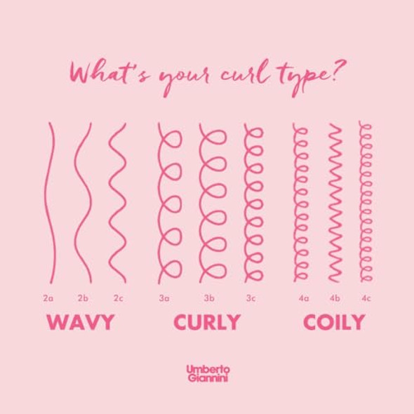 Umberto Giannini Curl Type 3 Kit Full Wash & Style Routine For 3A-3C Curls Frizz- Defined And Bouncy Curls