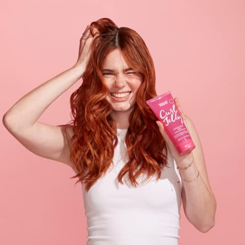 Umberto Giannini Curl Type 2 Styling Duo Banana Coconut Air-Dry Cream (5Fl. Oz) & Curl Jelly Scrunching Jelly (6.7Fl. Oz) Hydrate And Define Wavy Hair