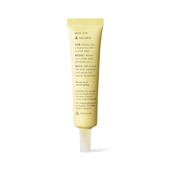 Versed Vacation Eyes Brightening Eye Gel - Lightweight Cooling Gel For Puffy Eyes With Vitamin C Ginseng Root Extract And Niacinamide - Help Reduce Under-Eye Darkness - Vegan (0.5 Fl Oz)