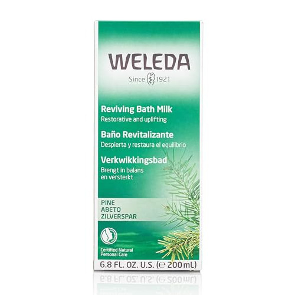 Weleda - Pine Reviving Bath Milk - Moisturizing Sensitive Skin Daily - Revitalizes Senses - Natural Ingredients For A Soothing Bath Experience - Skin-Friendly Formula And Relaxing Aroma