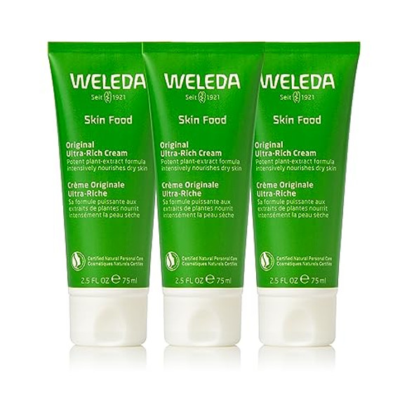 Weleda Skin Food Original 3-Pack With 0.27Oz Lip Butter Plant-Rich Moisturizers