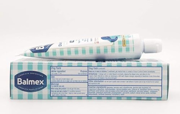 Balmex Complete Protection Diaper Rash Cream 2 Oz Per Tube (9 Tubes)