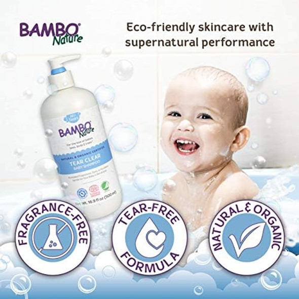 Bambo Nature Tear Clear Baby Shampoo 16.9 Fl Oz Bottle 1 Count