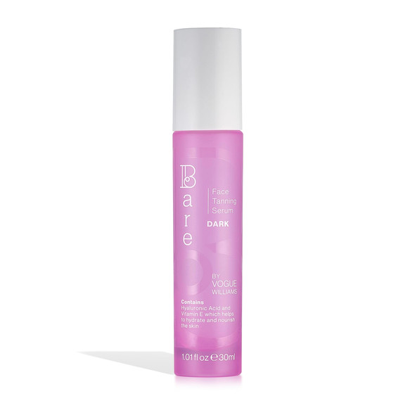 Bare by Vogue Dark Face Tanning Serum - Achieve a Natural and Sun-Kissed Glow - Radiant Glow Hydrating Formula - Even and Streak-Free Application - Suitable for All Skin Types - 30ML Bare by Vogue Dark Face Tanning Serum - Achieve a Natural and Sun-Kissed Glow - Radiant Glow Hydrating Formula - Even and Streak-Free Application - Suitable for All Skin Types - 30ML