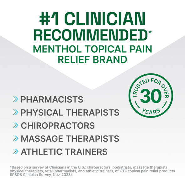 Biofreeze Professional Gel Pain Relief Knee & Lower Back Pain Relief Arthritis Pain Reliever Sore Muscle Relief Neck Pain Relief Cooling Joint Pain Relief Menthol Gel 32 Fl Oz