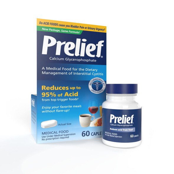 Prelief Acid Reducer Caplets Dietary Supplement 60 Count