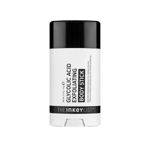 The INKEY List Glycolic Acid Exfoliating Body Stick 45g Multiple Concerns One Targeted Solution Delivers Deep Effective Exfoliation Fragrance Free Suitable For All Skin Types