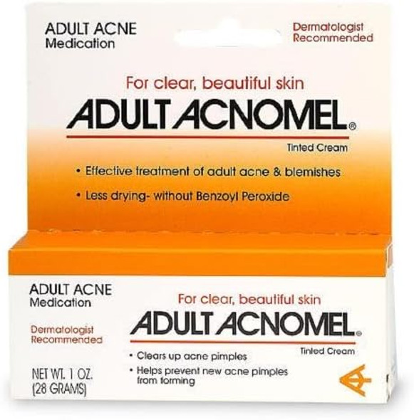 Acnomel Adult Acne Medication Cream - 1.3 Oz (4 Pack)